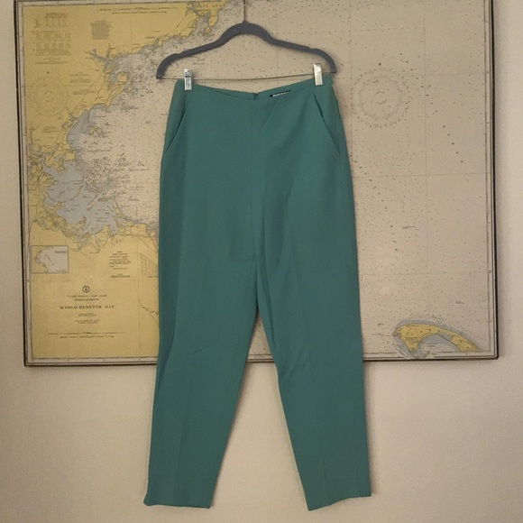 NWT DKNY wool high waisted slacks - Picture 13 of 14